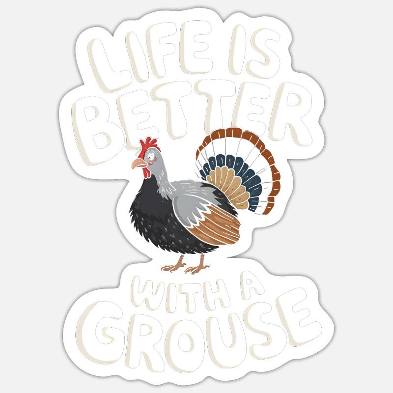 Auerhahn Sticker Größe S (10 x 10 cm)