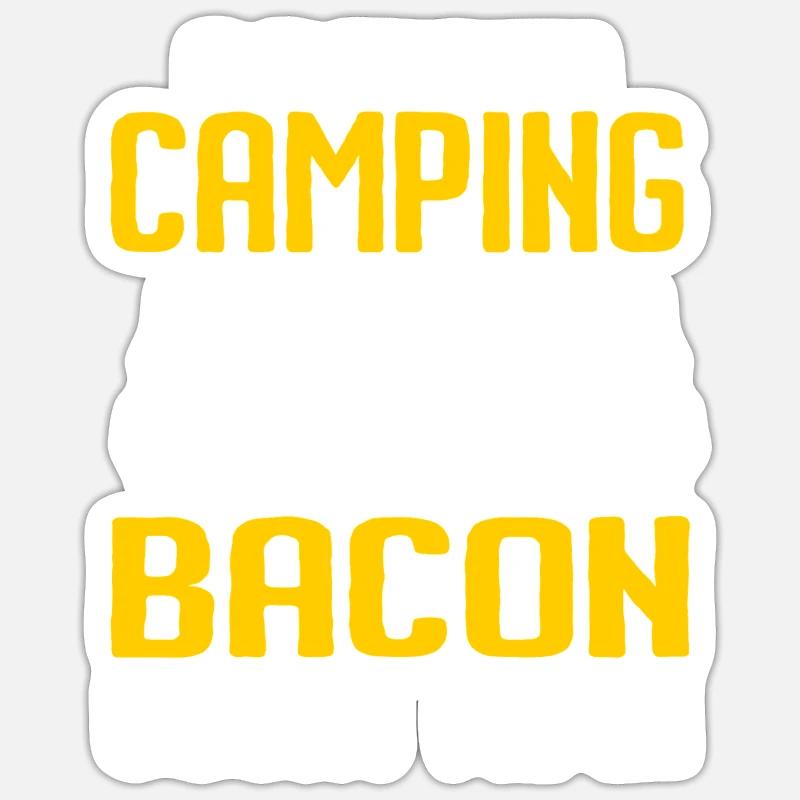 Camping Campfire Camper Sticker Größe S (10 x 10 cm)