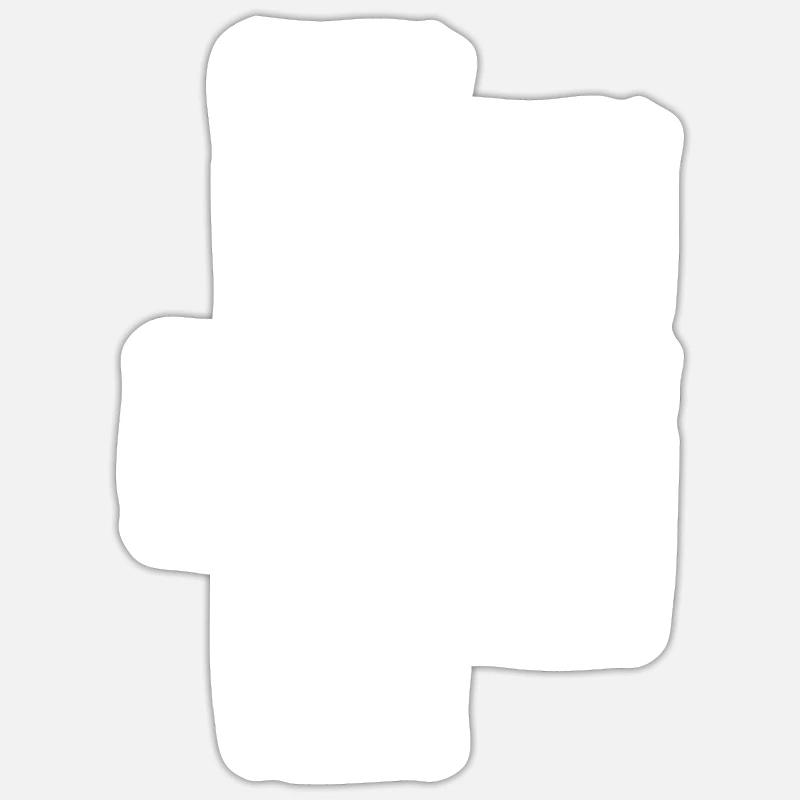 Golfers Golf - Sticker size S (10 x 10 cm) - white matte