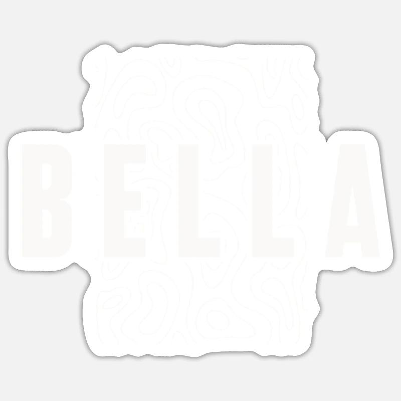 Bella Personalized - Name Bella Sticker size S (10 x 10 cm)