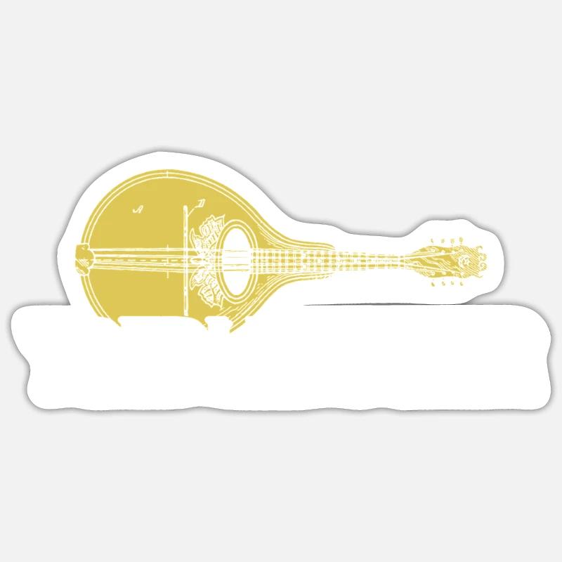 Treblemaker, Mandolin Sticker size S (10 x 10 cm)