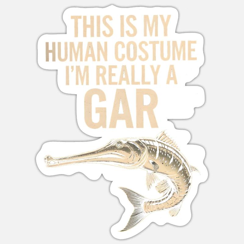 Gar - Sticker Größe S (10 x 10 cm) - Mattweiß
