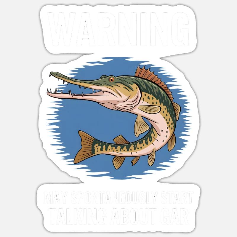 Gar - Sticker Größe S (10 x 10 cm) - Mattweiß