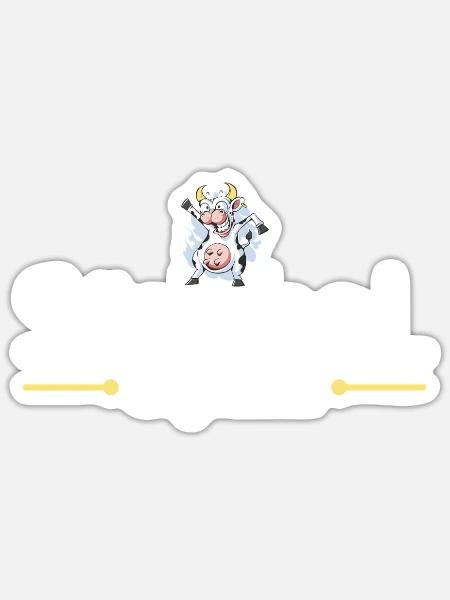 Südtirol Bergwandern - Sticker Größe S (10 x 10 cm) - Mattweiß