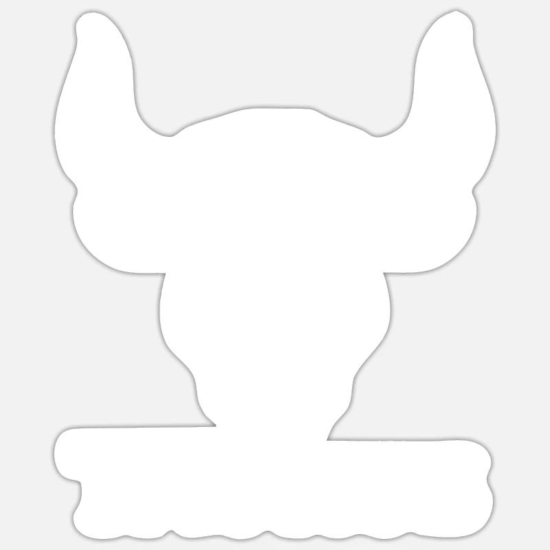 taurus1w Zeichenfläche 1 - Sticker Größe S (10 x 10 cm) - Mattweiß