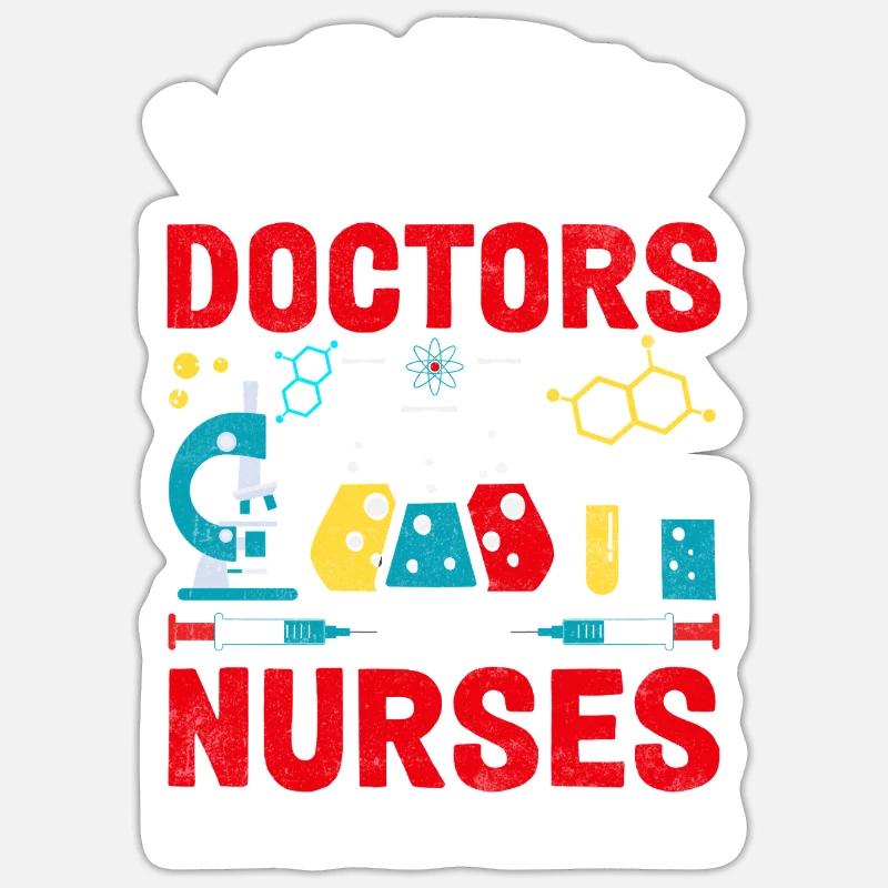 Lab Technician MLS CLS Funny Medical Technologist Sticker size S (10 x 10 cm)