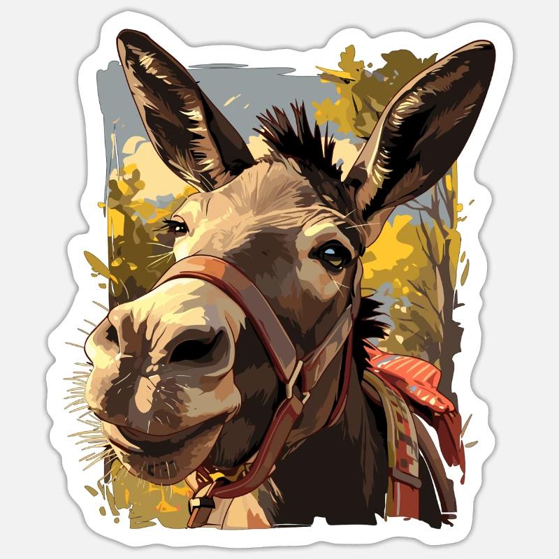 Mules Mule Sticker size S (10 x 10 cm)