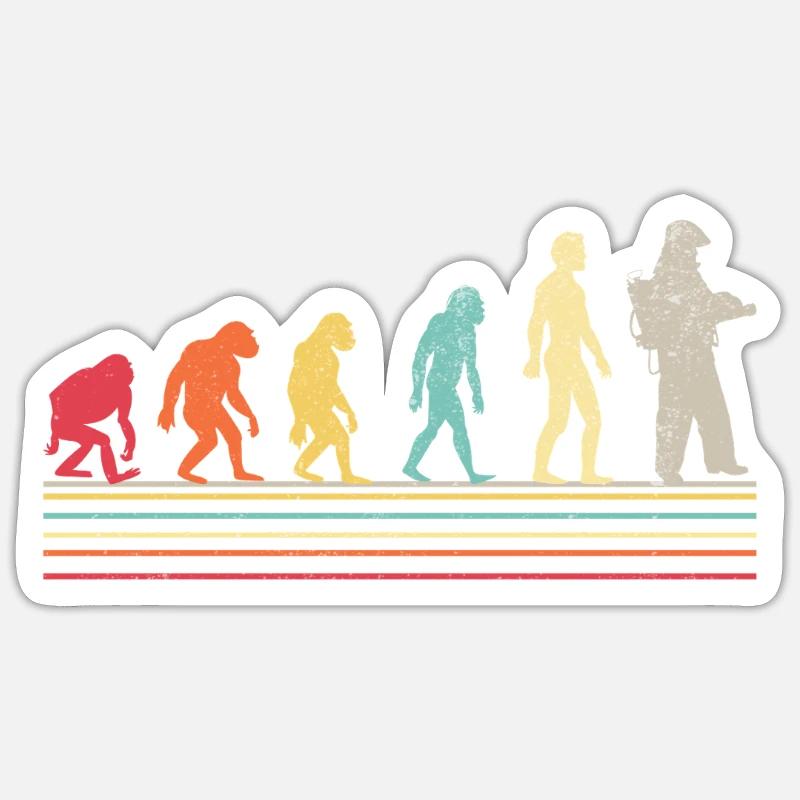 Evolution Pompiers Joueurs Pompiers Sticker taille S (10 x 10 cm)