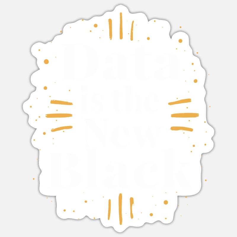 Data Analyst Big Data Specialist Business Sticker Größe S (10 x 10 cm)