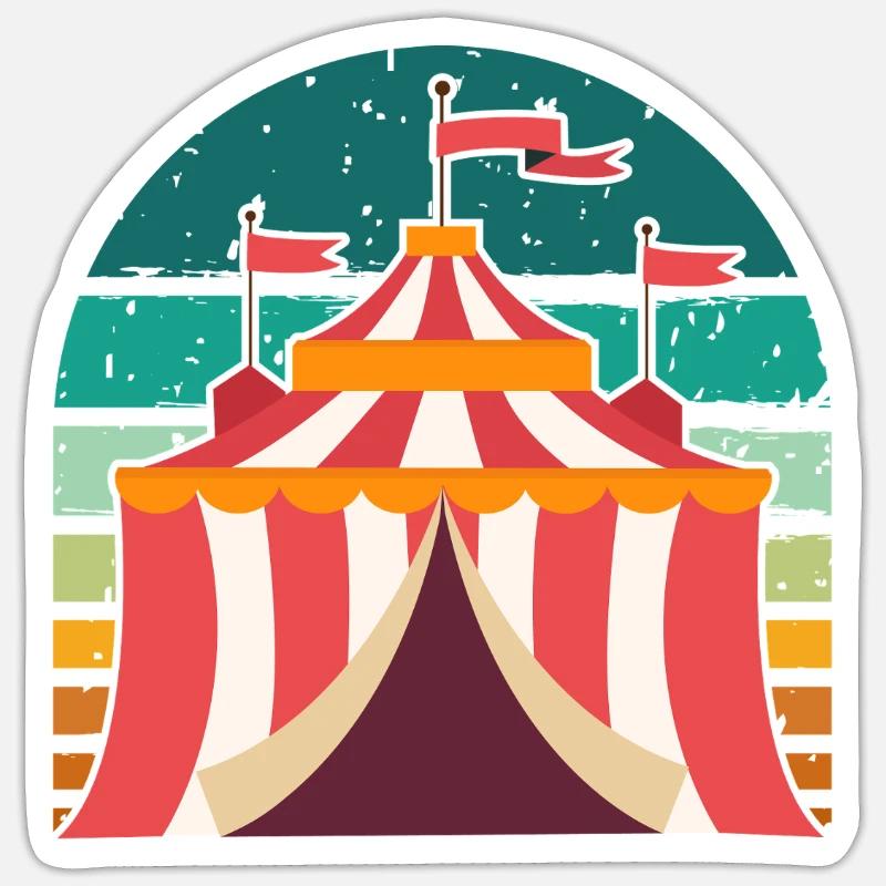 Cirque Sticker taille S (10 x 10 cm)