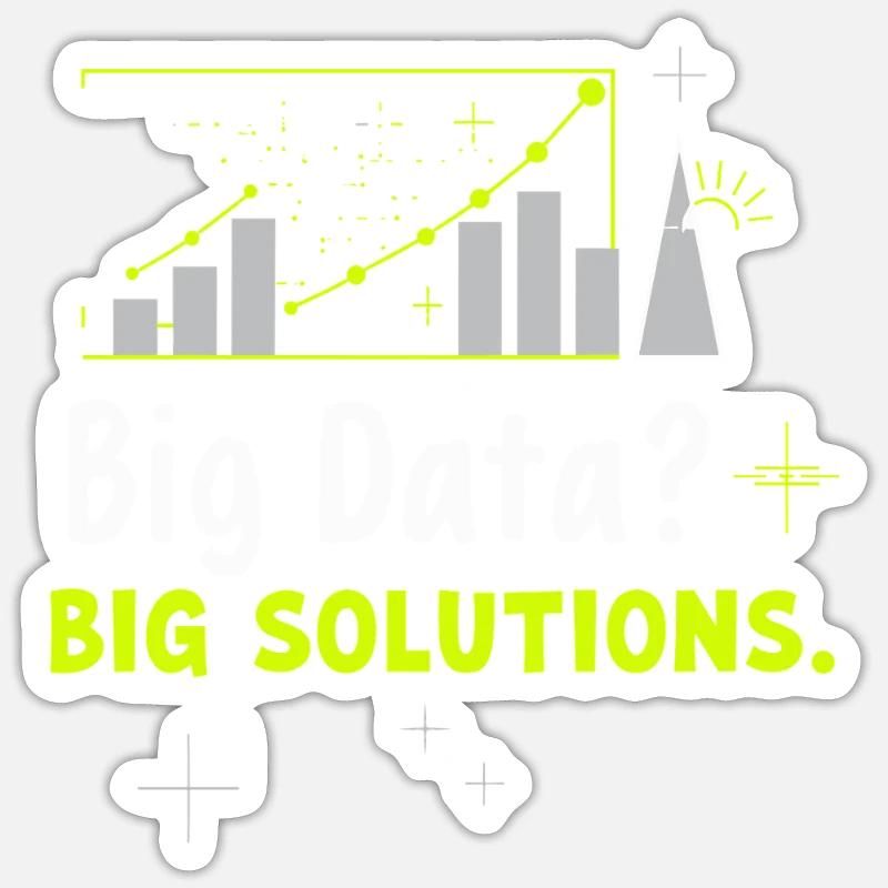 Data Analyst Big Data Specialist Business Sticker size S (10 x 10 cm)