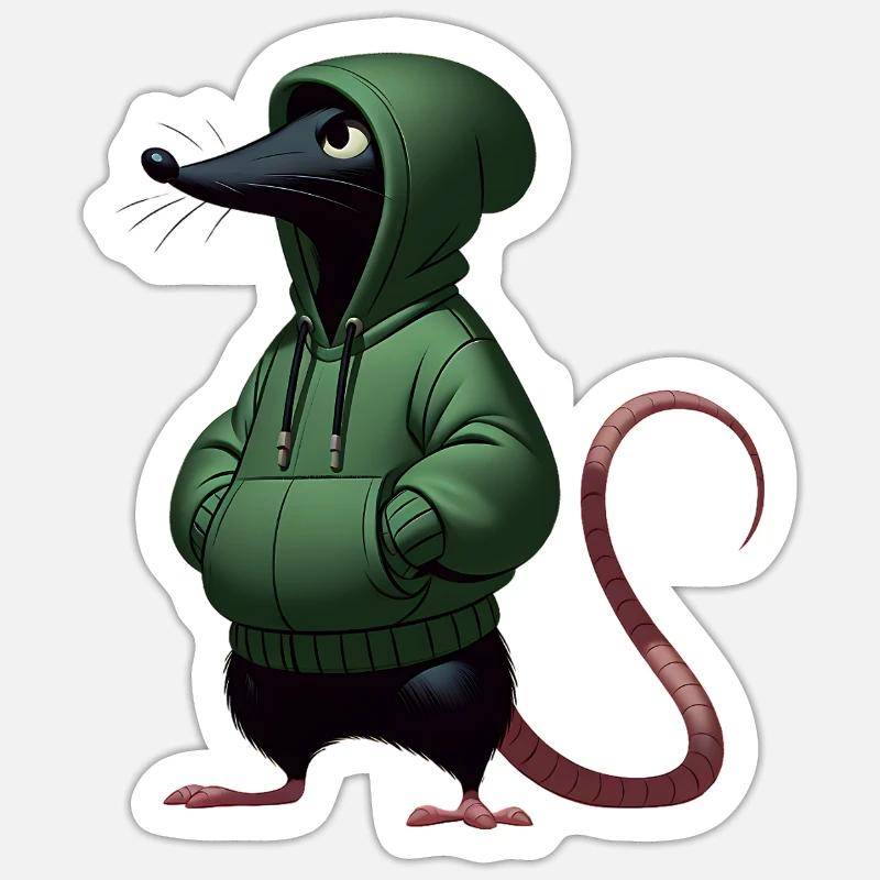 Mouse Sticker size S (10 x 10 cm)