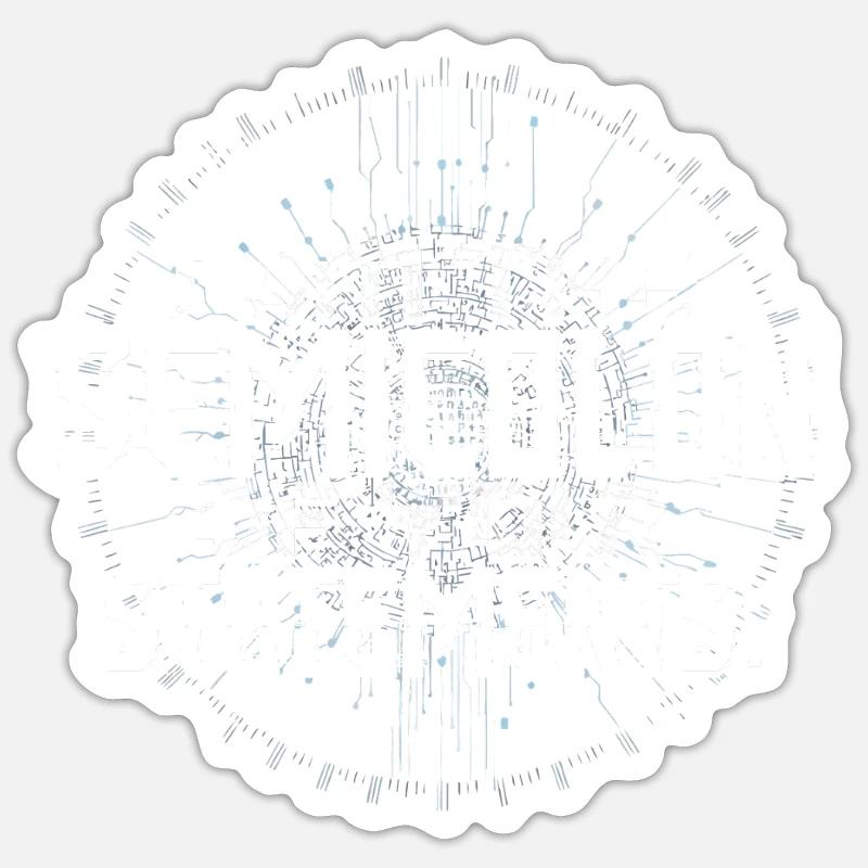 Theoretical Computer Scientist Sticker size S (10 x 10 cm)