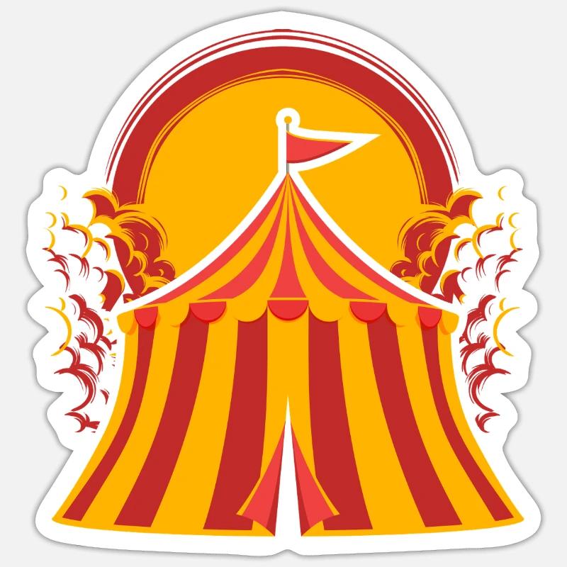 Cirque Sticker taille S (10 x 10 cm)
