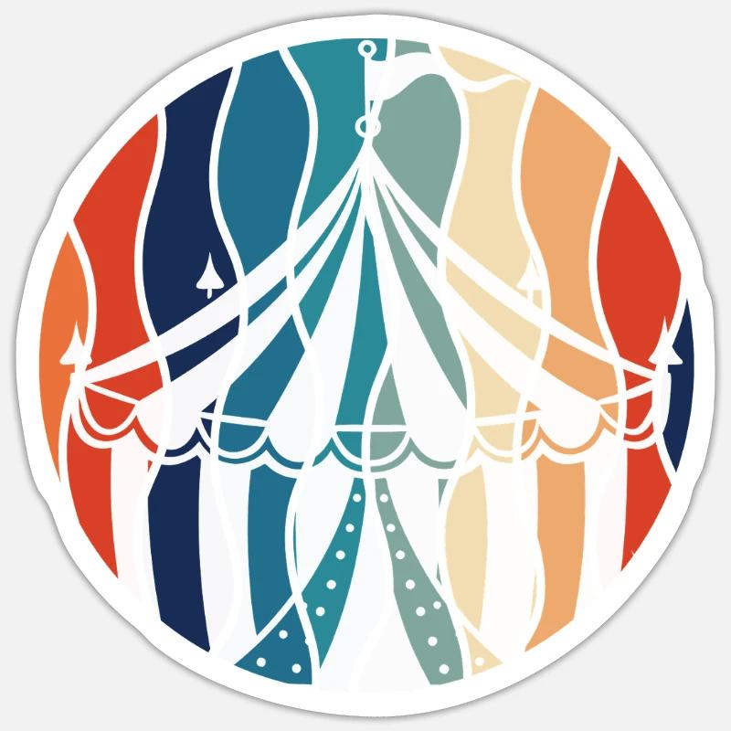 Cirque Sticker taille S (10 x 10 cm)