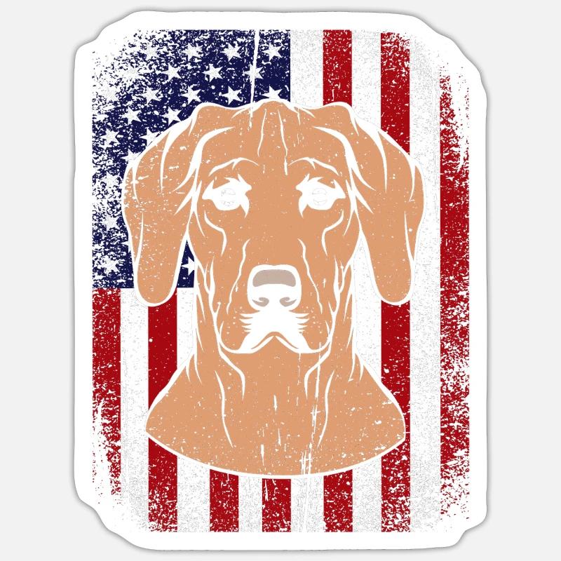 Rhodesian Ridgeback - Sticker size S (10 x 10 cm) - white matte