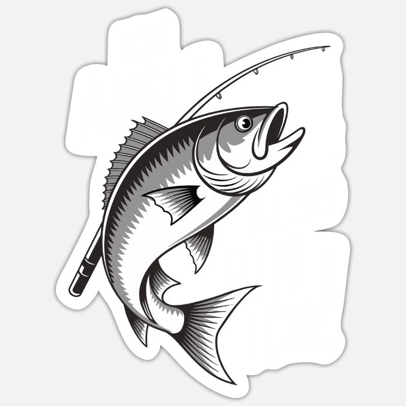 Ich Angle also bin ich Sticker Größe S (10 x 10 cm)