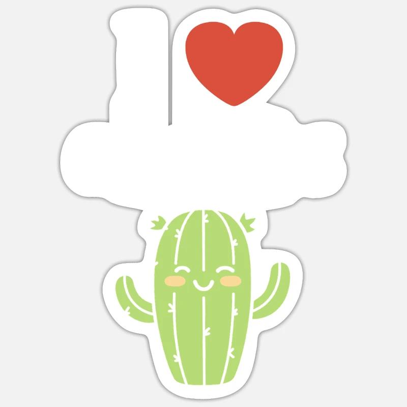 Cactus Sticker taille S (10 x 10 cm)