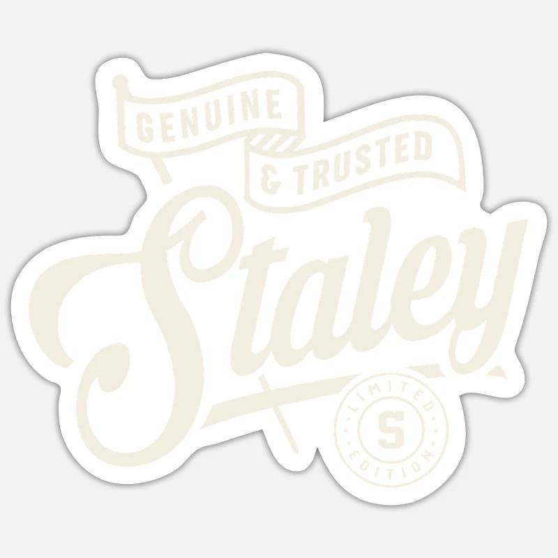 Nom Staley Custom - Staley Sticker taille S (10 x 10 cm)
