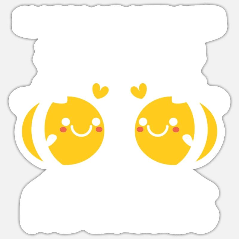 Abeille - Sticker taille S (10 x 10 cm) - blanc mat