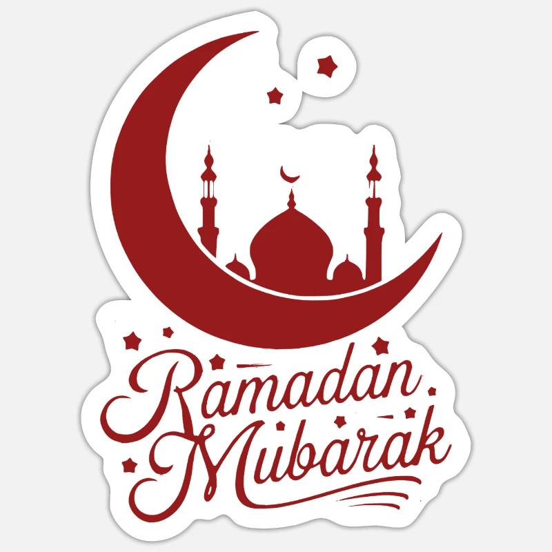 Ramadan - Eid Mubarak for Islam Gift Sticker size S (10 x 10 cm)