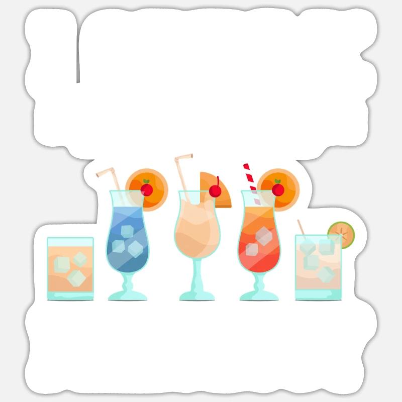 Mixologist Barkeepker Bartender Mixology - Sticker Größe S (10 x 10 cm) - Mattweiß