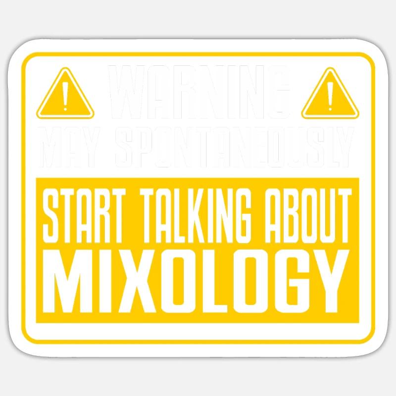Mixologist, Bartender, Bartender, Mixology Sticker size S (10 x 10 cm)