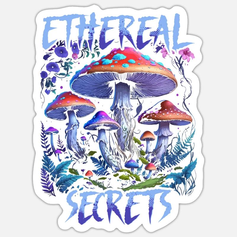 Fairycore Fee Gotisch Ethereal Secrets Sticker Größe S (10 x 10 cm)