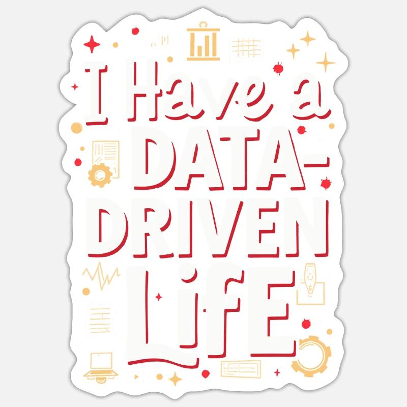 Data Analyst Big Data Specialist Business Sticker size S (10 x 10 cm)