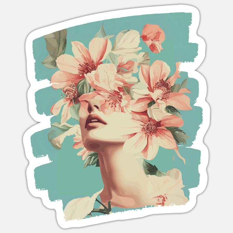 Spring Spring Beginning Flowers Sticker size S (10 x 10 cm)
