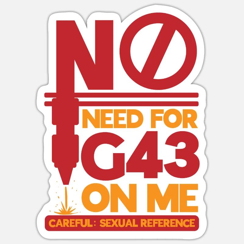 Cutting machine operator Sticker size S (10 x 10 cm)