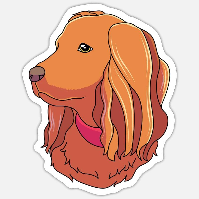 Boykin Spaniel - Sticker size S (10 x 10 cm) - white matte