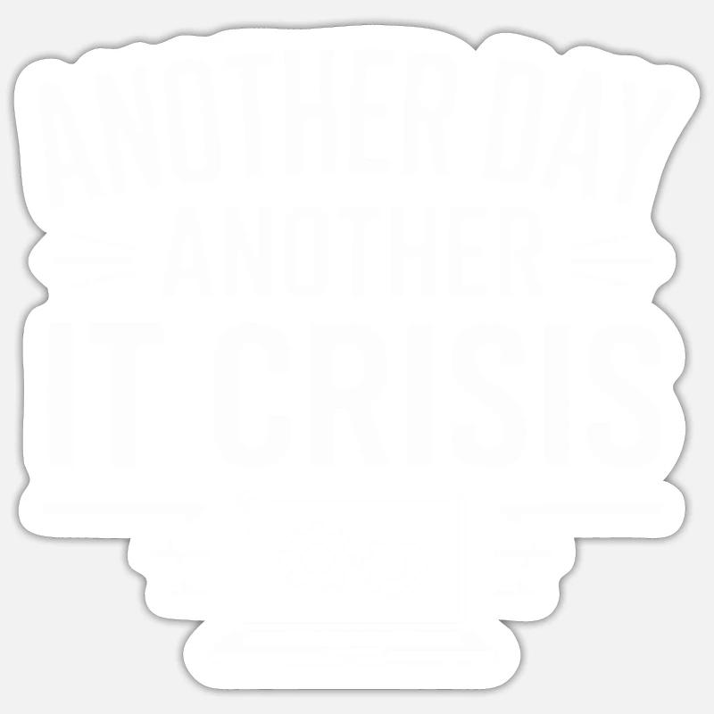 Administrator Support Nerd Computer Tech Sticker Größe S (10 x 10 cm)