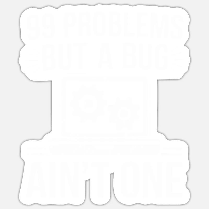 Administrator Support Nerd Computer Tech Sticker Größe S (10 x 10 cm)