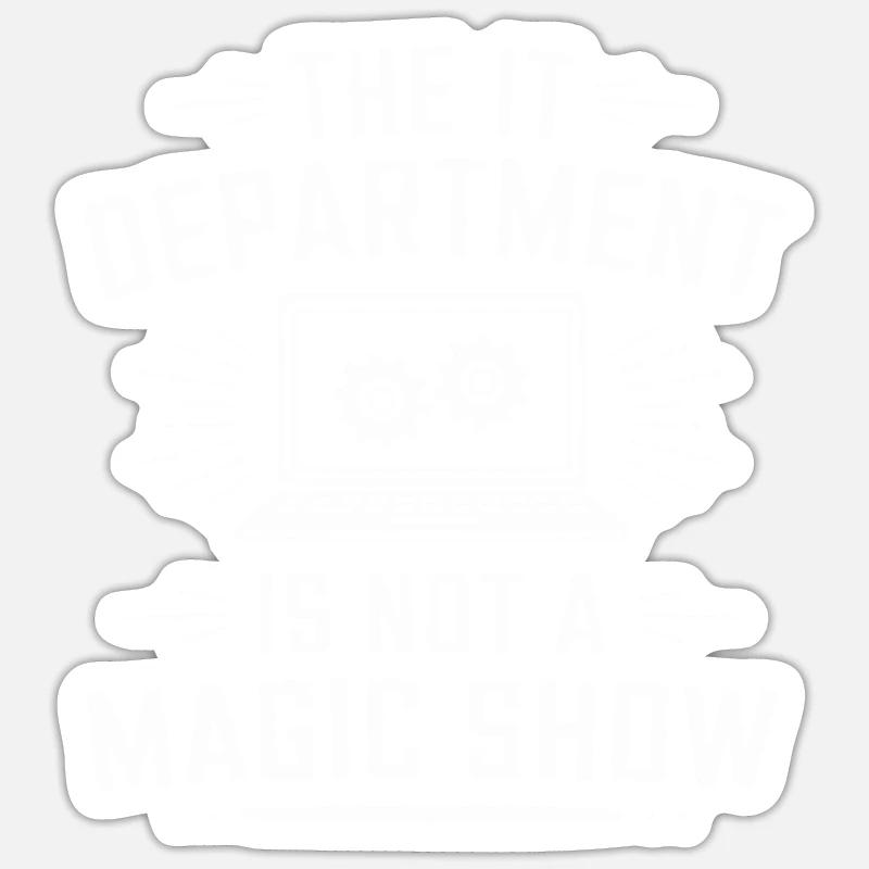 Support Administrateur Nerd Computer Tech Sticker taille S (10 x 10 cm)