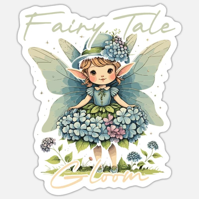 Fairycore Fee Gotisch Sticker Größe S (10 x 10 cm)