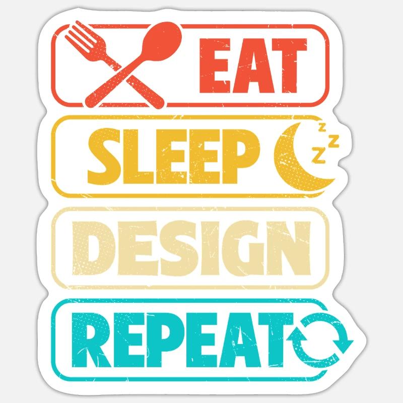 Architecte - Sticker taille S (10 x 10 cm) - blanc mat