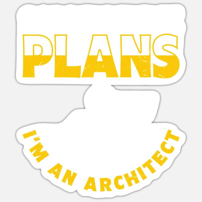 Architecte Sticker taille S (10 x 10 cm)