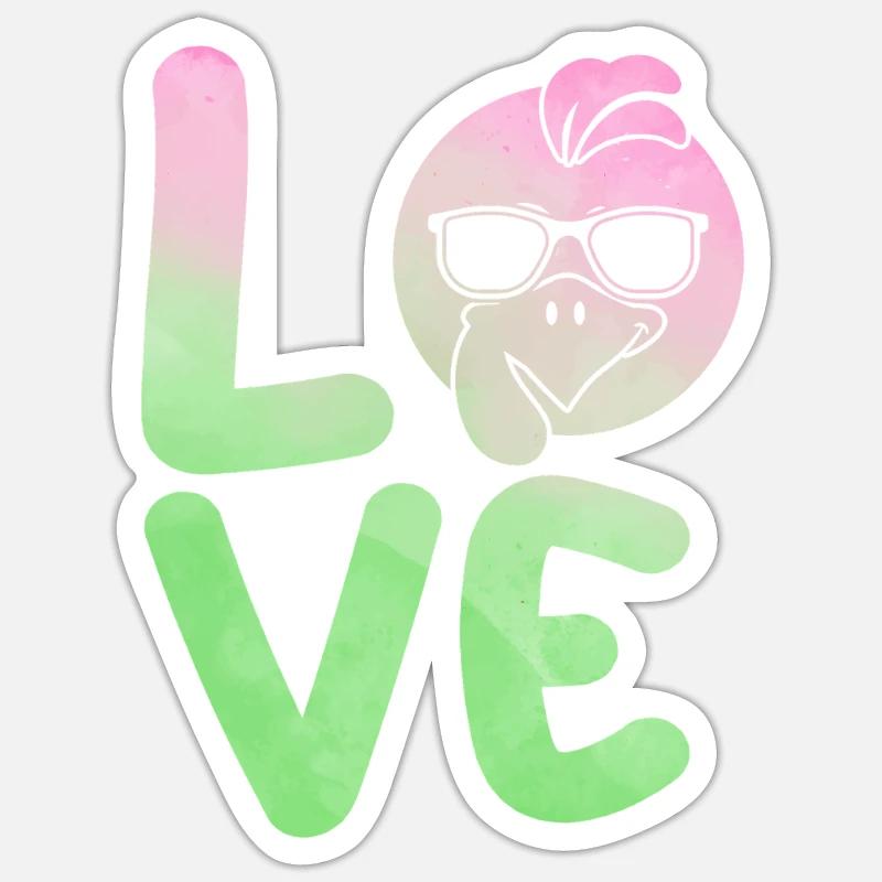Turkey - Sticker size S (10 x 10 cm) - white matte