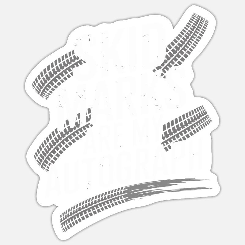 Drift automobile, course automobile, drift automobile Sticker taille S (10 x 10 cm)