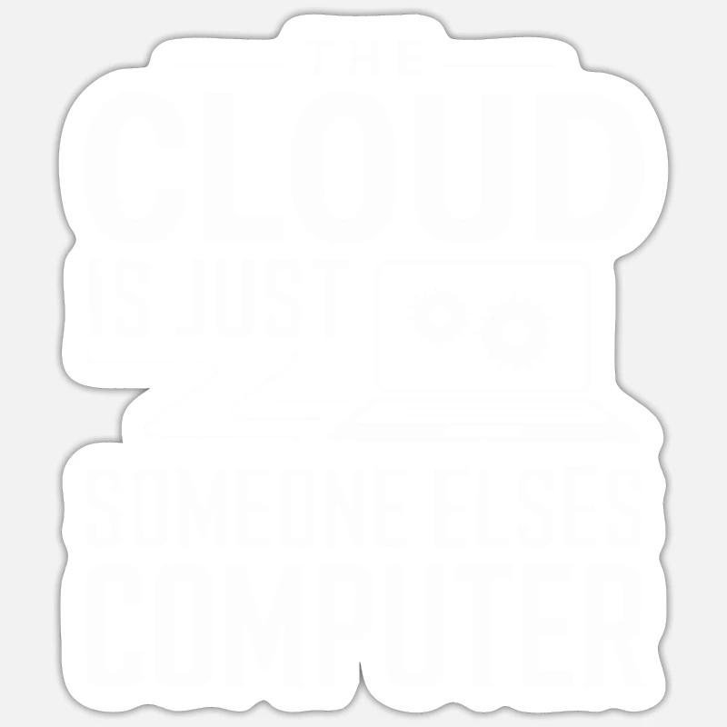 Administrator Support Nerd Computer Tech Sticker Größe S (10 x 10 cm)