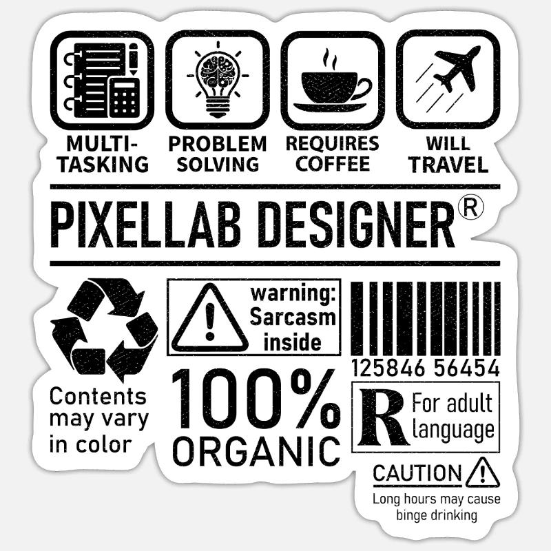 Sticker taille S (10 x 10 cm) - 