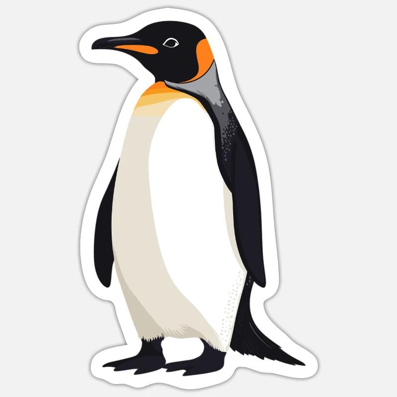 Penguins Penguin - Sticker size S (10 x 10 cm) - white matte