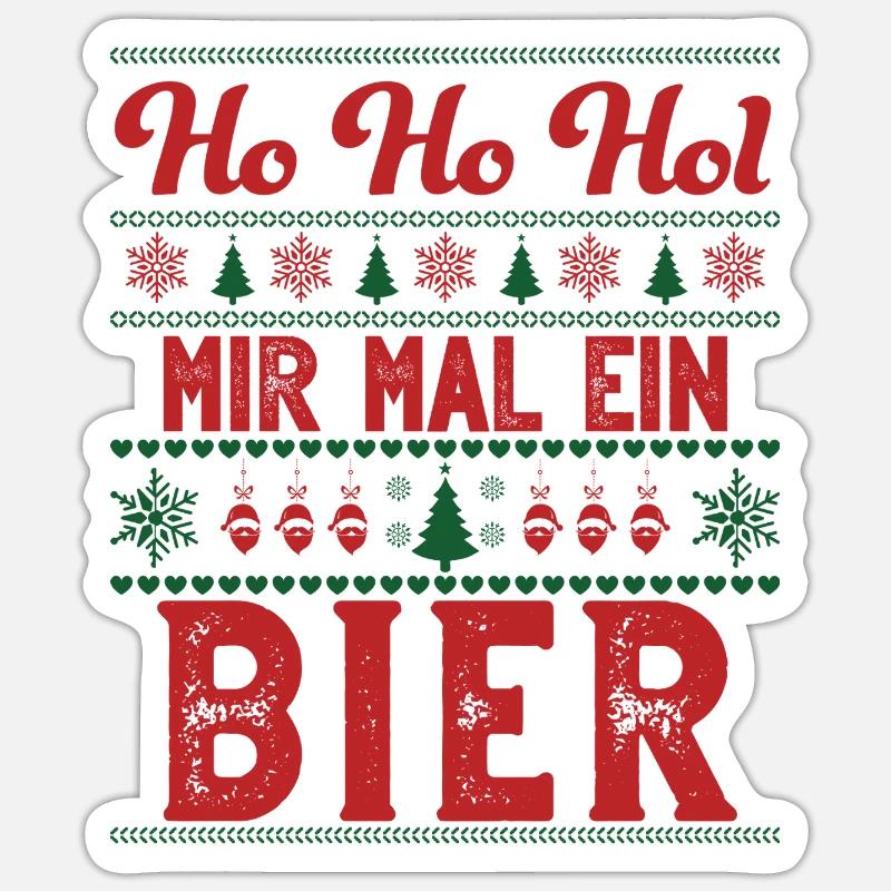bier4 Zeichenfläche 1 - Sticker Größe S (10 x 10 cm) - Mattweiß