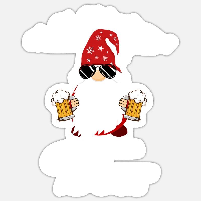 bier3 Zeichenfläche 1 - Sticker Größe S (10 x 10 cm) - Mattweiß