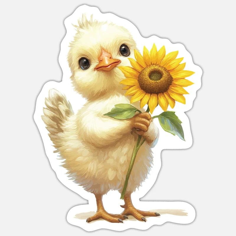 Ziege - Sticker Größe S (10 x 10 cm) - Mattweiß