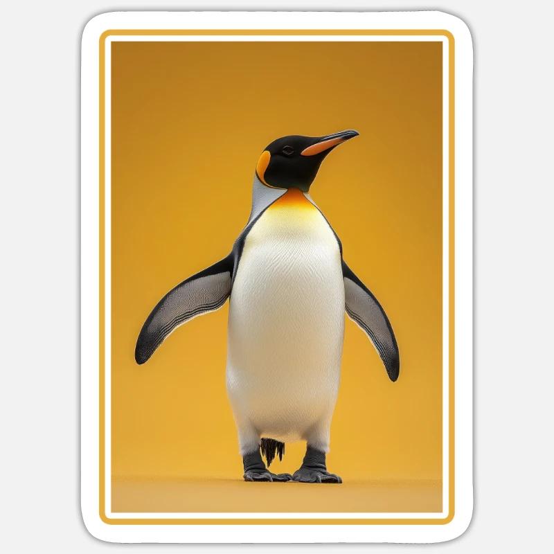 Penguins Penguin - Sticker size S (10 x 10 cm) - white matte