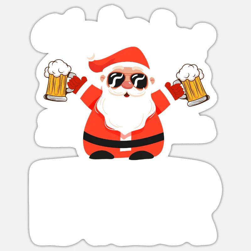 bier9 Zeichenfläche 1 - Sticker Größe S (10 x 10 cm) - Mattweiß