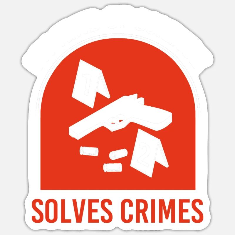 Forensik Forensiker Spurensicherung Sticker Größe S (10 x 10 cm)