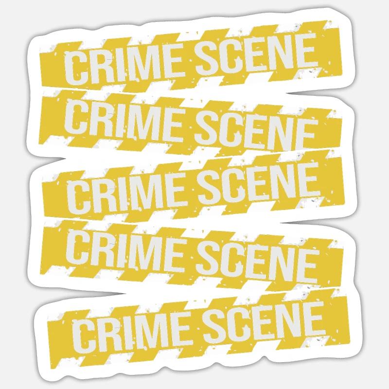 Forensics Forensic Experts Sticker size S (10 x 10 cm)